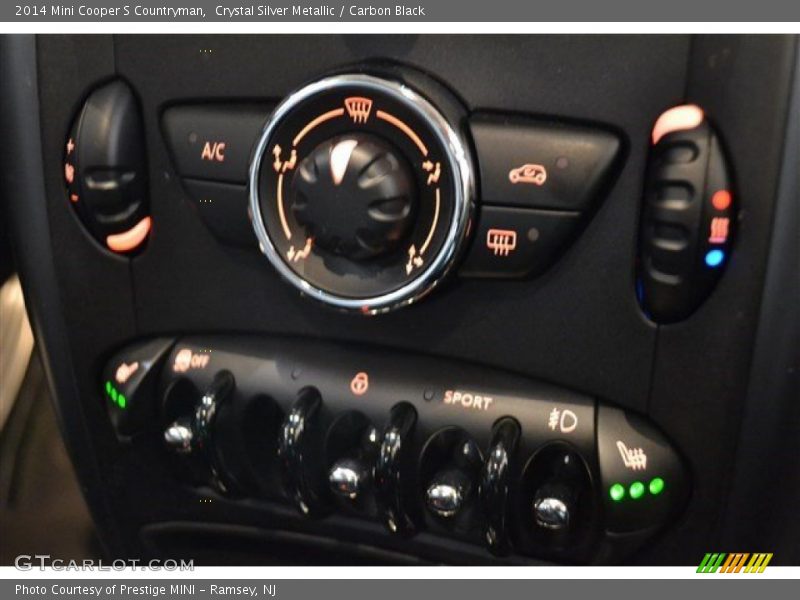Crystal Silver Metallic / Carbon Black 2014 Mini Cooper S Countryman
