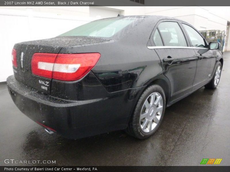 Black / Dark Charcoal 2007 Lincoln MKZ AWD Sedan