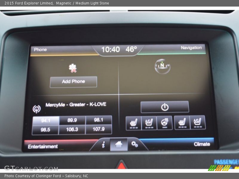 Magnetic / Medium Light Stone 2015 Ford Explorer Limited