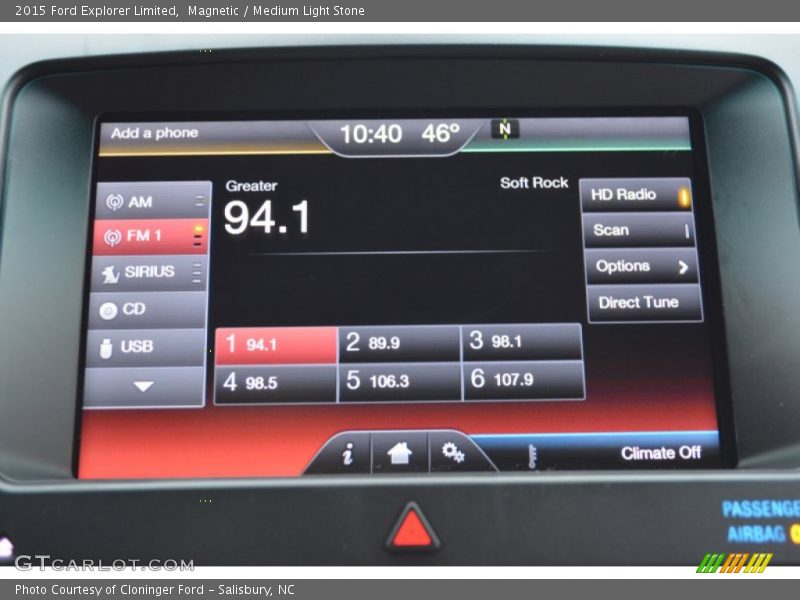 Magnetic / Medium Light Stone 2015 Ford Explorer Limited