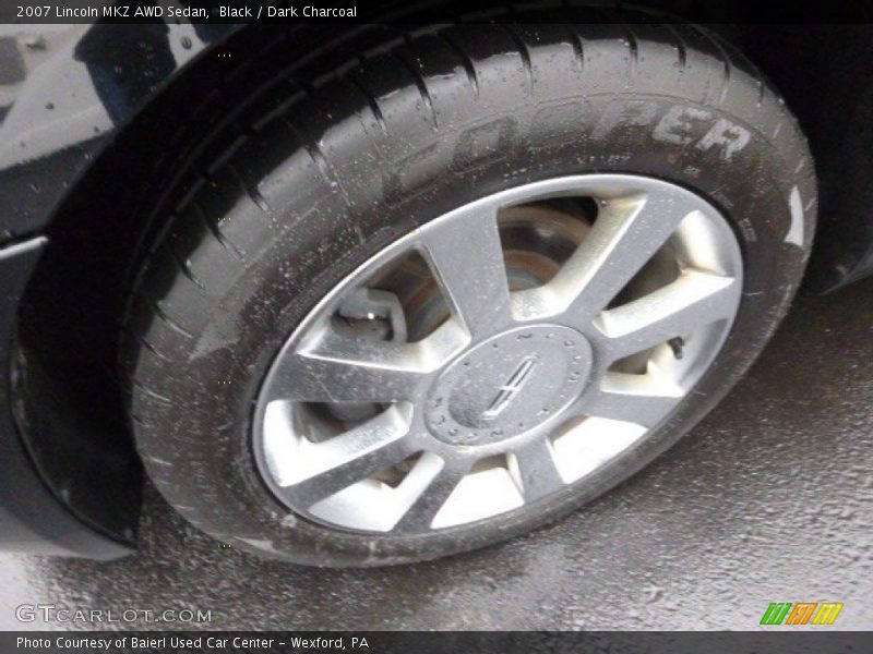 Black / Dark Charcoal 2007 Lincoln MKZ AWD Sedan