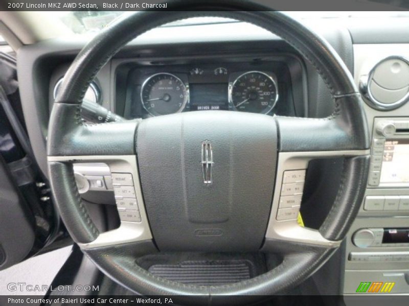 Black / Dark Charcoal 2007 Lincoln MKZ AWD Sedan