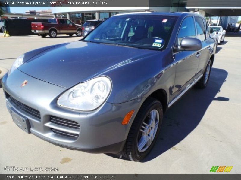 Titanium Metallic / Black 2004 Porsche Cayenne Tiptronic