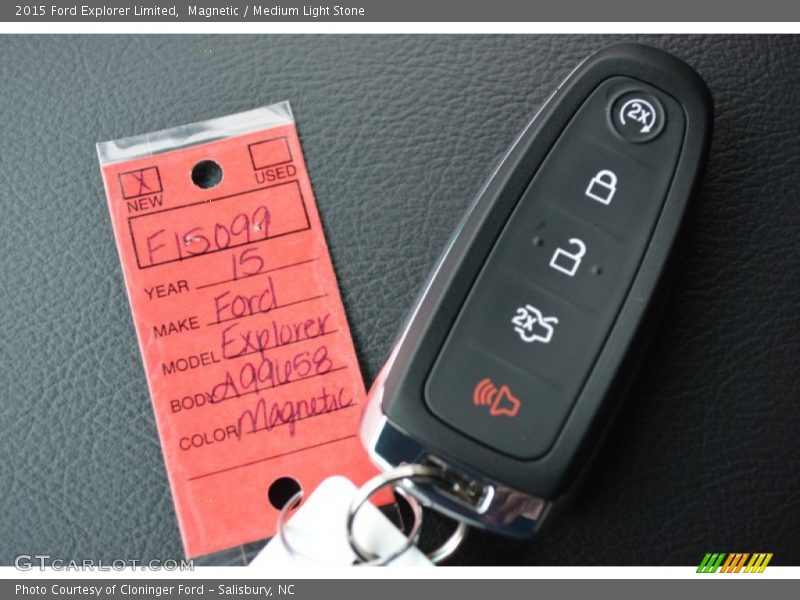 Magnetic / Medium Light Stone 2015 Ford Explorer Limited