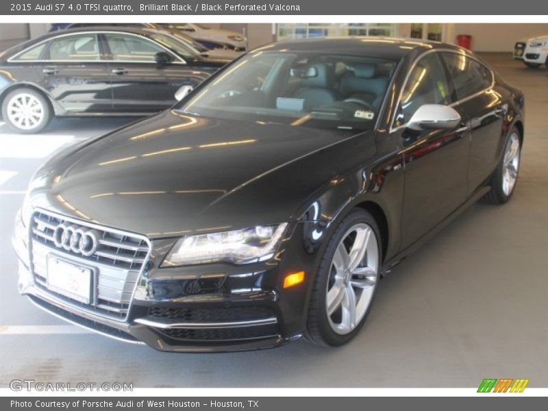 Brilliant Black / Black Perforated Valcona 2015 Audi S7 4.0 TFSI quattro