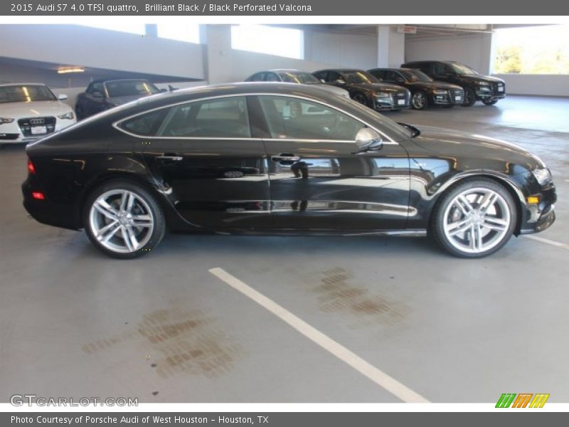 Brilliant Black / Black Perforated Valcona 2015 Audi S7 4.0 TFSI quattro