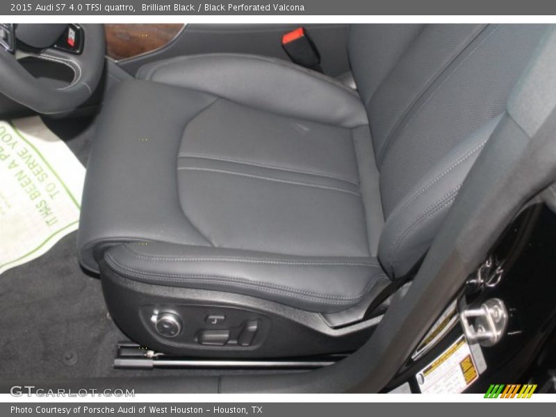 Brilliant Black / Black Perforated Valcona 2015 Audi S7 4.0 TFSI quattro