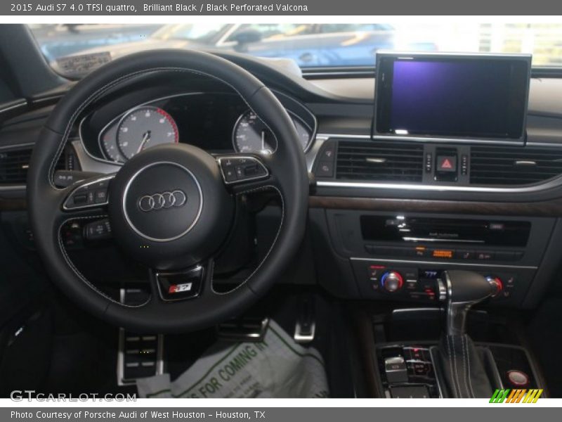 Brilliant Black / Black Perforated Valcona 2015 Audi S7 4.0 TFSI quattro