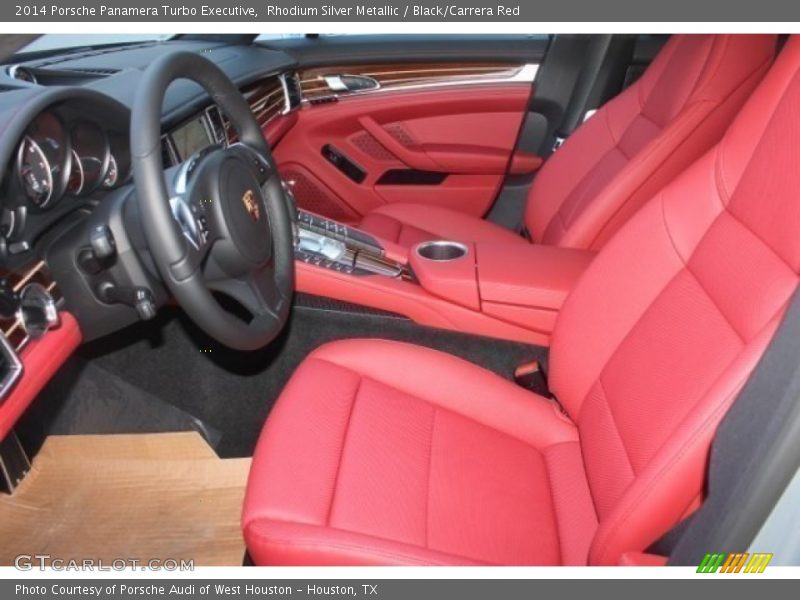 Front Seat of 2014 Panamera Turbo Executive