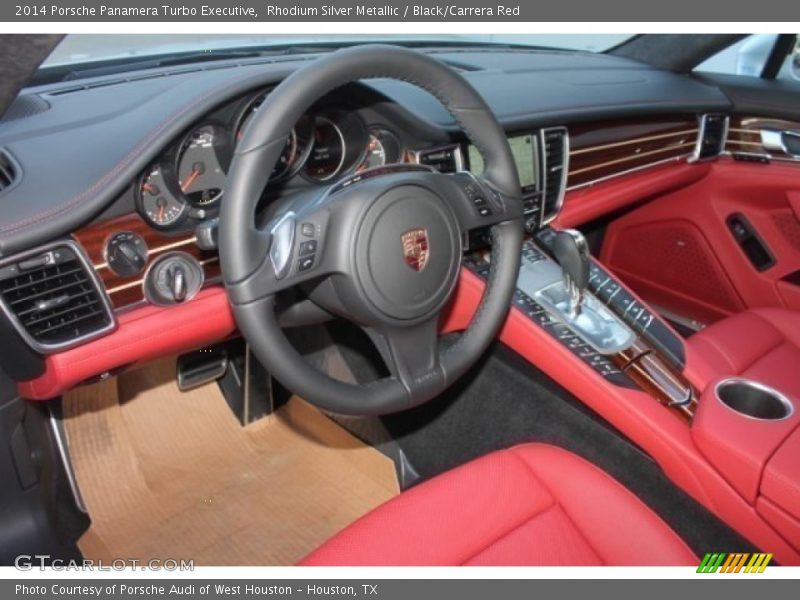 Black/Carrera Red Interior - 2014 Panamera Turbo Executive 