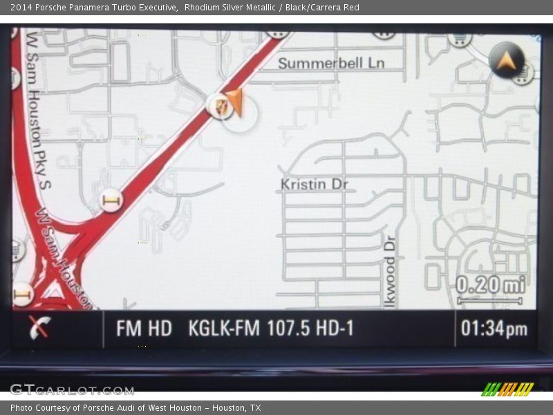 Navigation of 2014 Panamera Turbo Executive