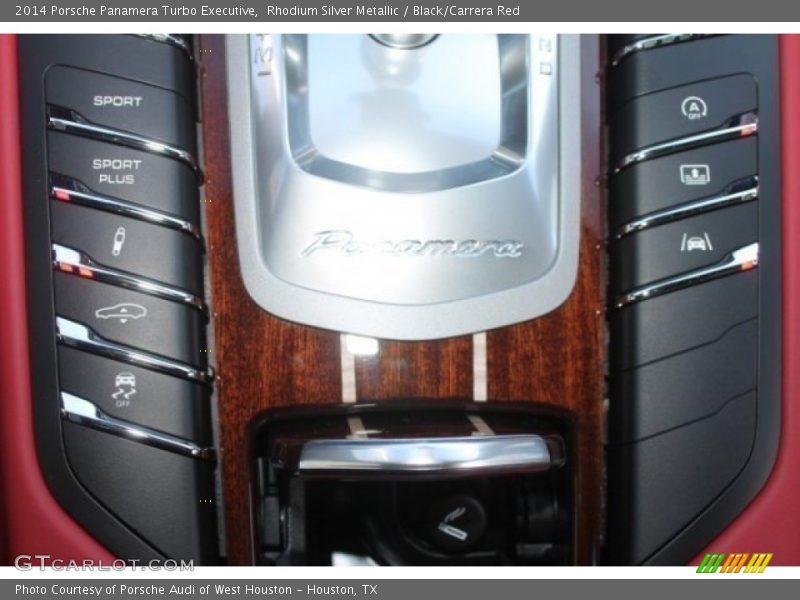 Rhodium Silver Metallic / Black/Carrera Red 2014 Porsche Panamera Turbo Executive