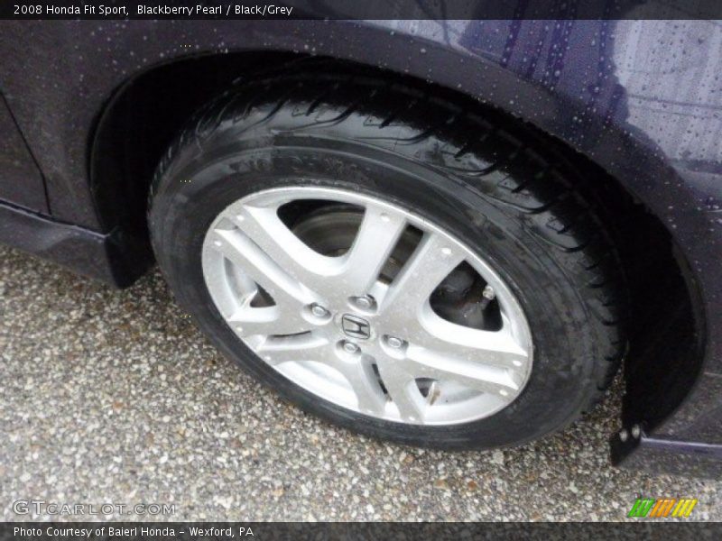 Blackberry Pearl / Black/Grey 2008 Honda Fit Sport