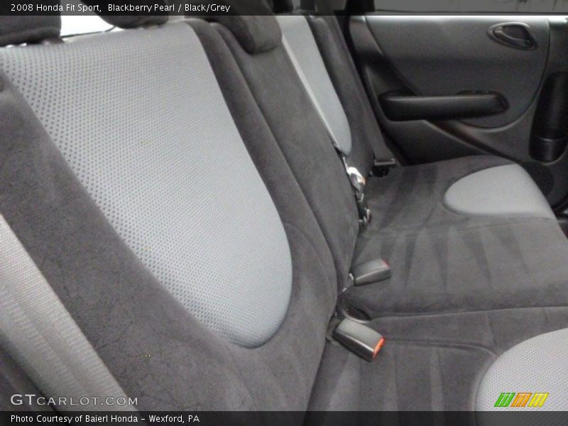 Blackberry Pearl / Black/Grey 2008 Honda Fit Sport