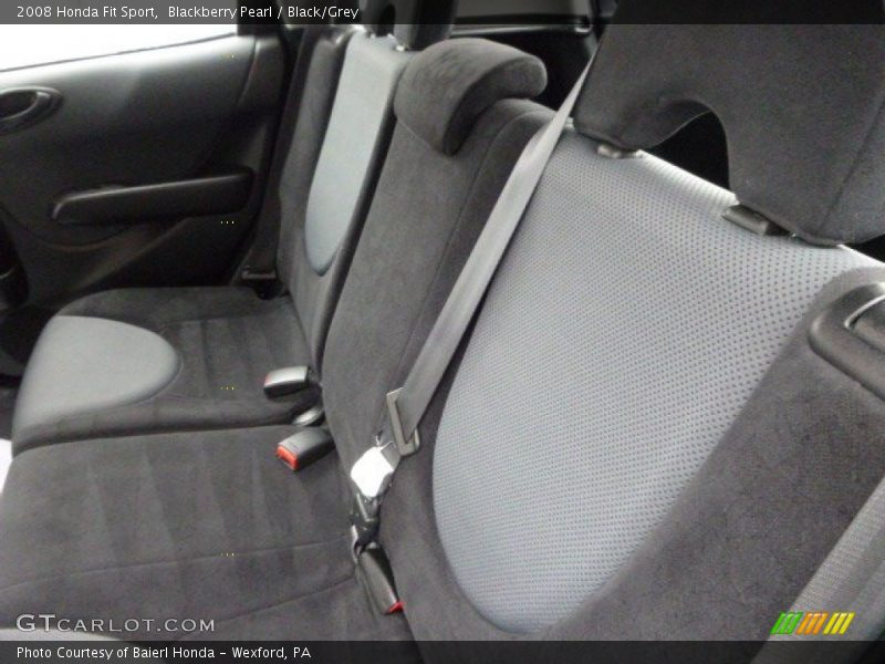 Blackberry Pearl / Black/Grey 2008 Honda Fit Sport