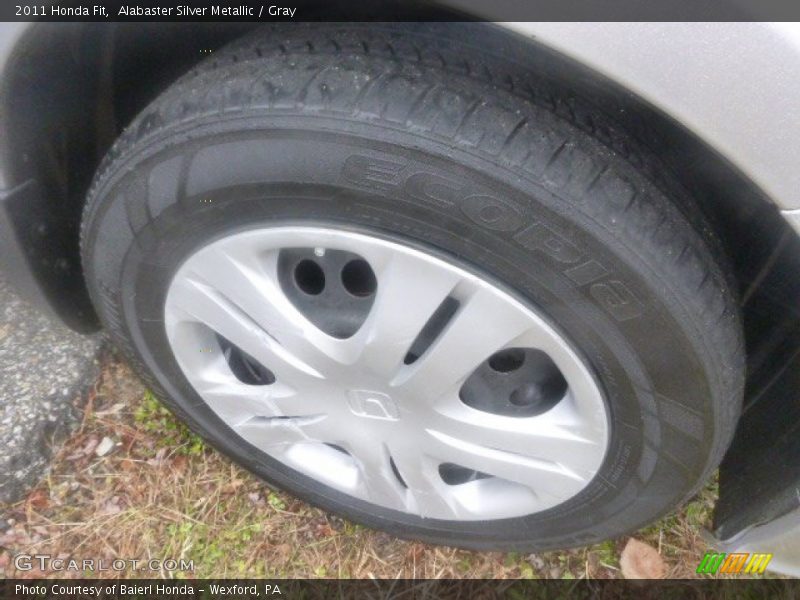 Alabaster Silver Metallic / Gray 2011 Honda Fit