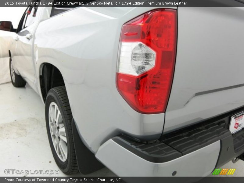 Silver Sky Metallic / 1794 Edition Premium Brown Leather 2015 Toyota Tundra 1794 Edition CrewMax
