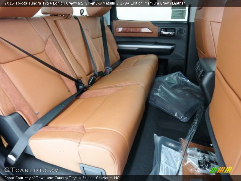 Rear Seat of 2015 Tundra 1794 Edition CrewMax