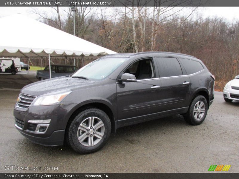 Tungsten Metallic / Ebony 2015 Chevrolet Traverse LT AWD