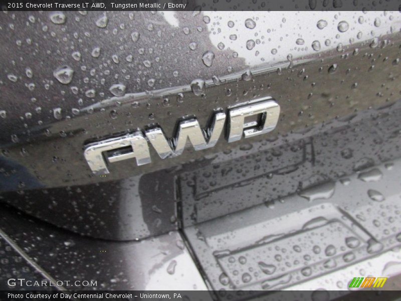 Tungsten Metallic / Ebony 2015 Chevrolet Traverse LT AWD