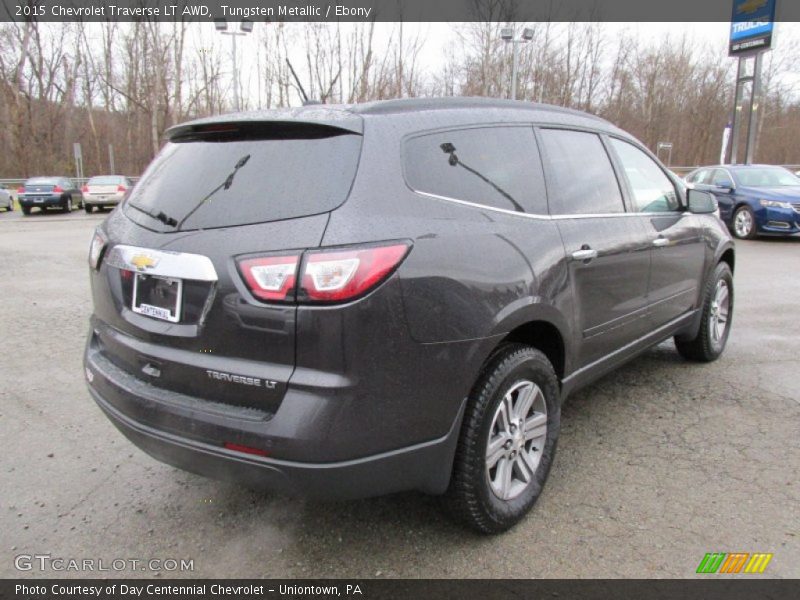 Tungsten Metallic / Ebony 2015 Chevrolet Traverse LT AWD