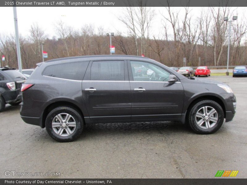 Tungsten Metallic / Ebony 2015 Chevrolet Traverse LT AWD