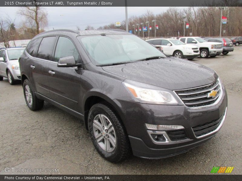 Tungsten Metallic / Ebony 2015 Chevrolet Traverse LT AWD