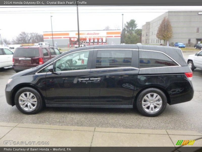 Crystal Black Pearl / Truffle 2014 Honda Odyssey EX-L