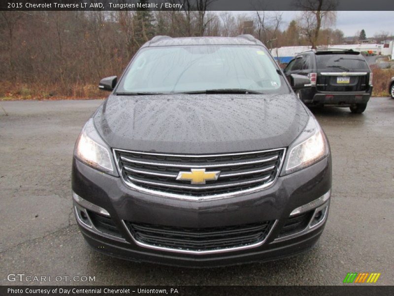 Tungsten Metallic / Ebony 2015 Chevrolet Traverse LT AWD