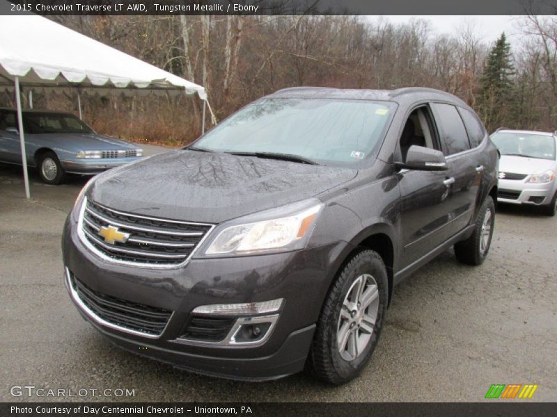 Tungsten Metallic / Ebony 2015 Chevrolet Traverse LT AWD