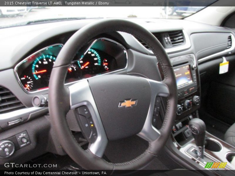Tungsten Metallic / Ebony 2015 Chevrolet Traverse LT AWD