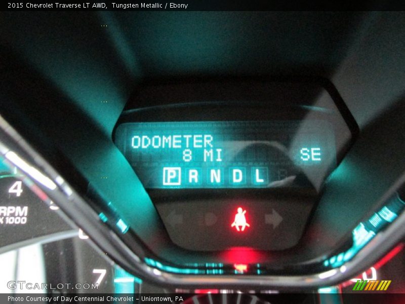 Tungsten Metallic / Ebony 2015 Chevrolet Traverse LT AWD