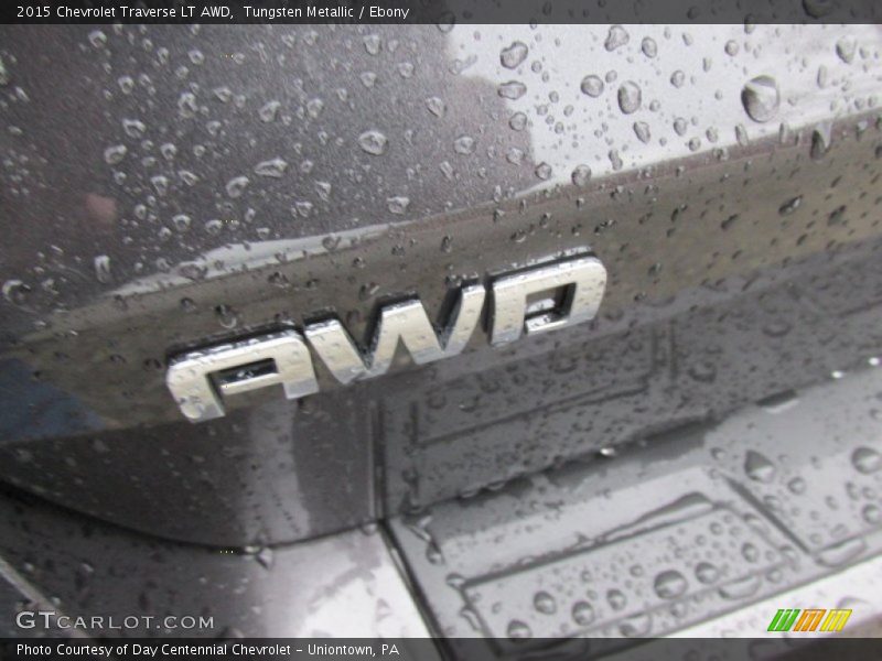 Tungsten Metallic / Ebony 2015 Chevrolet Traverse LT AWD