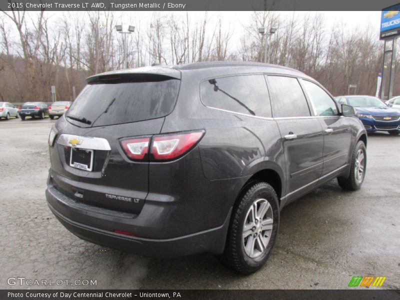 Tungsten Metallic / Ebony 2015 Chevrolet Traverse LT AWD