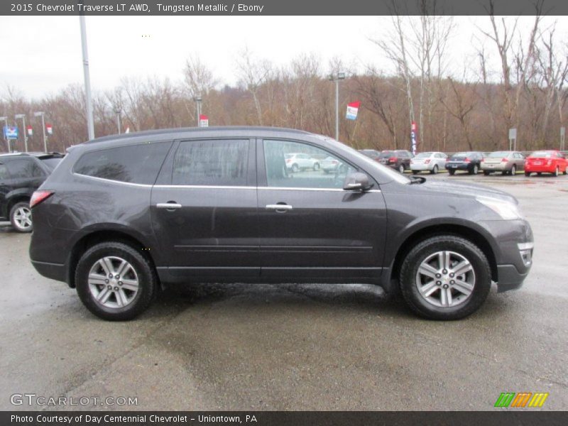 Tungsten Metallic / Ebony 2015 Chevrolet Traverse LT AWD