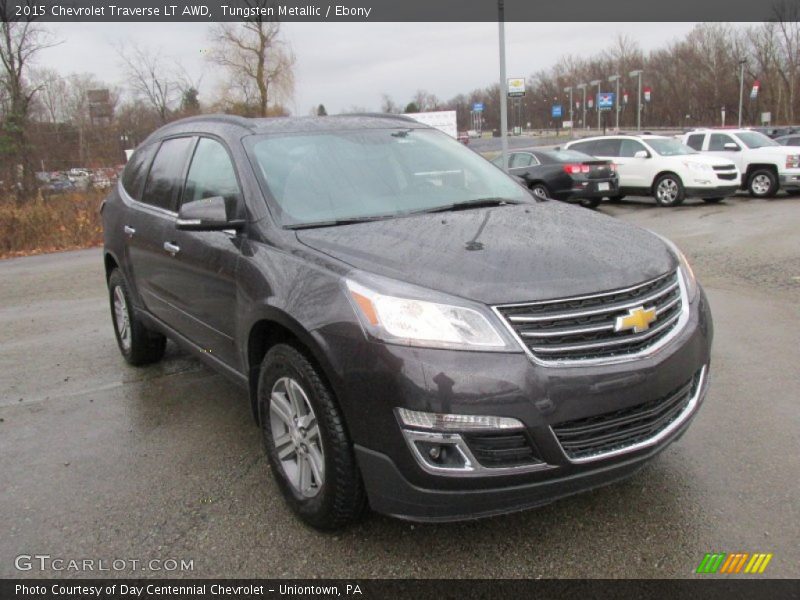 Tungsten Metallic / Ebony 2015 Chevrolet Traverse LT AWD