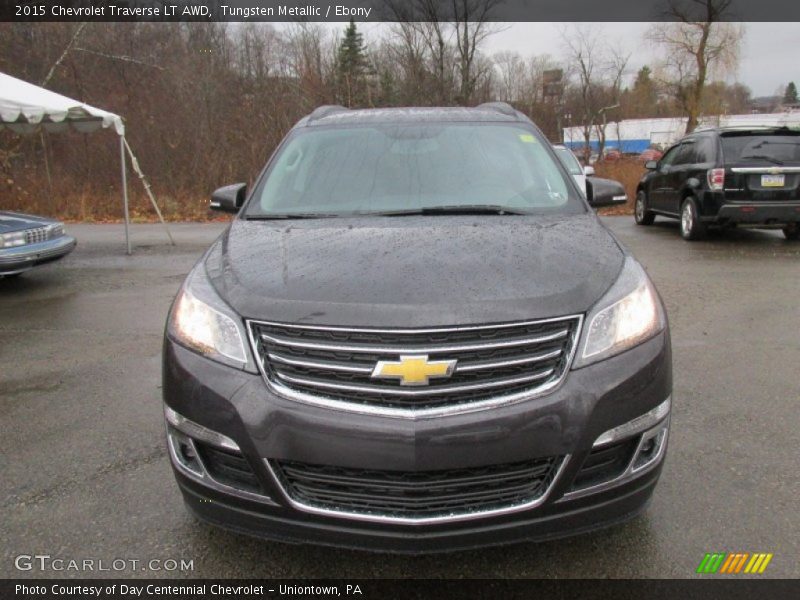 Tungsten Metallic / Ebony 2015 Chevrolet Traverse LT AWD