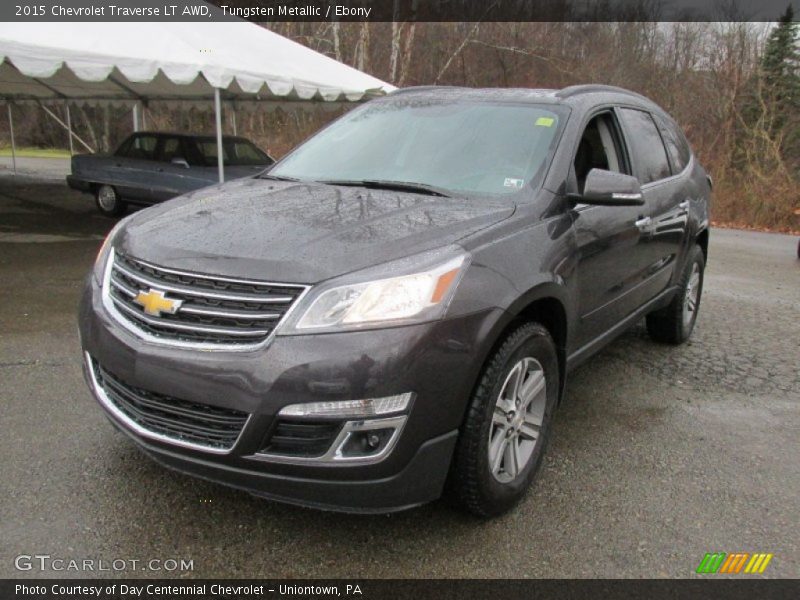 Tungsten Metallic / Ebony 2015 Chevrolet Traverse LT AWD