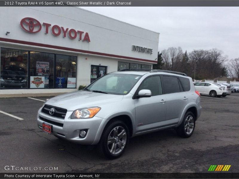 Classic Silver Metallic / Dark Charcoal 2012 Toyota RAV4 V6 Sport 4WD
