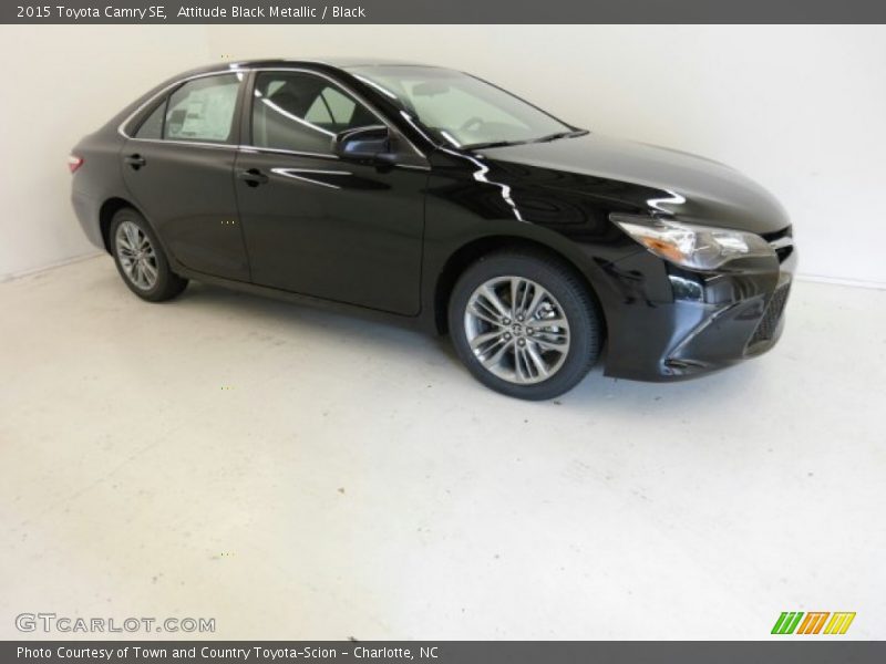 Attitude Black Metallic / Black 2015 Toyota Camry SE