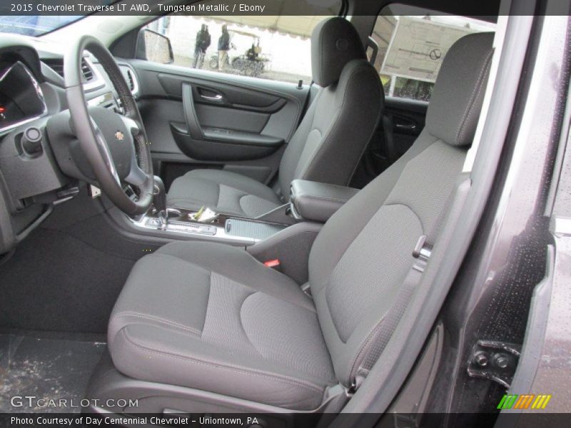 Tungsten Metallic / Ebony 2015 Chevrolet Traverse LT AWD