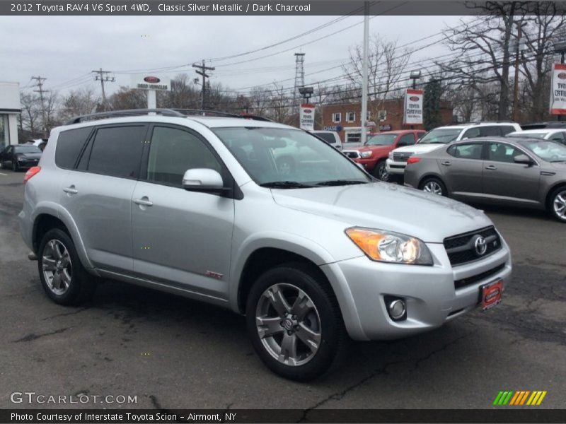 Classic Silver Metallic / Dark Charcoal 2012 Toyota RAV4 V6 Sport 4WD