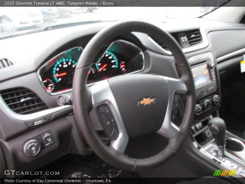 Tungsten Metallic / Ebony 2015 Chevrolet Traverse LT AWD