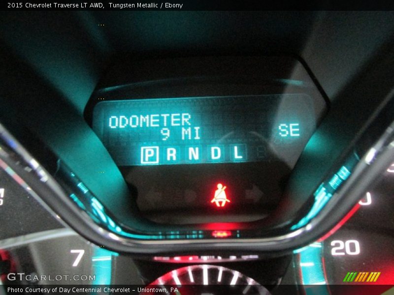 Tungsten Metallic / Ebony 2015 Chevrolet Traverse LT AWD