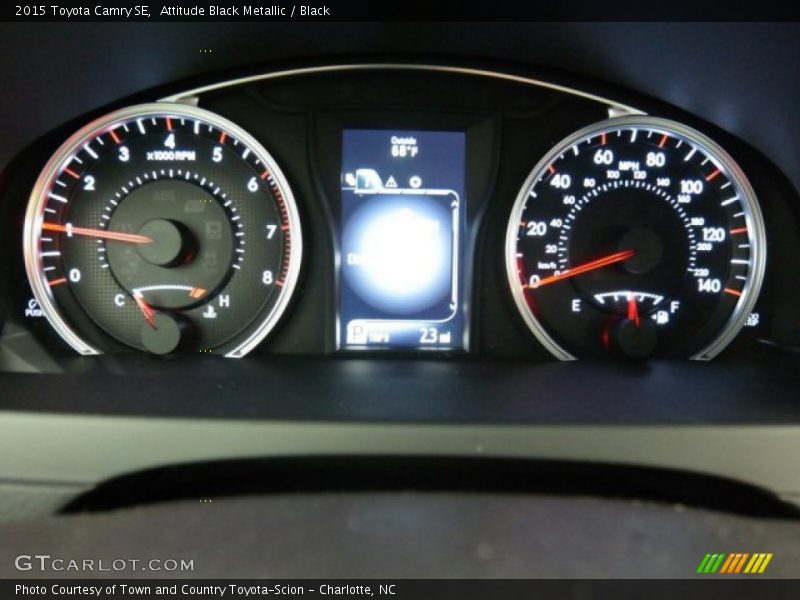 Attitude Black Metallic / Black 2015 Toyota Camry SE