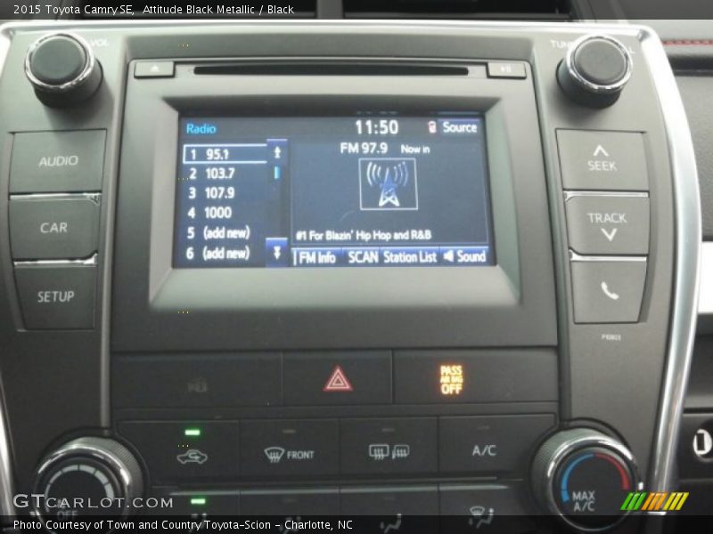 Attitude Black Metallic / Black 2015 Toyota Camry SE