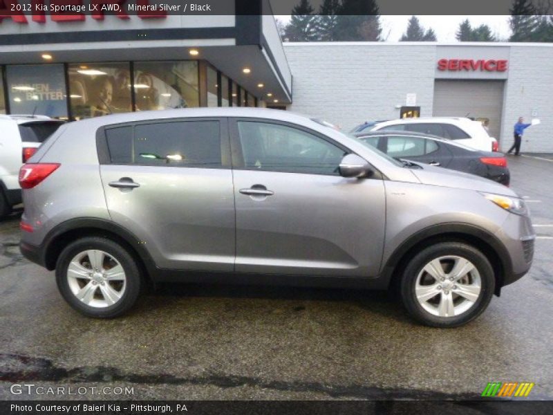 Mineral Silver / Black 2012 Kia Sportage LX AWD
