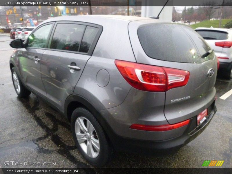 Mineral Silver / Black 2012 Kia Sportage LX AWD