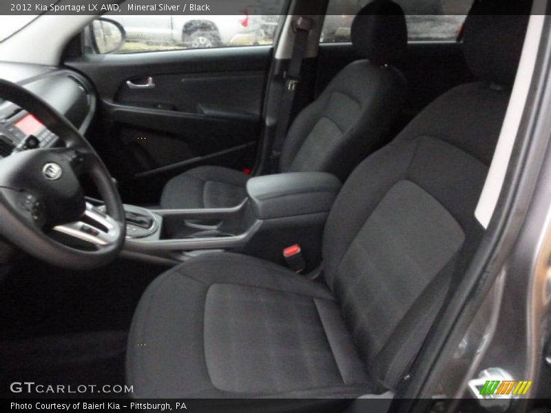 Mineral Silver / Black 2012 Kia Sportage LX AWD