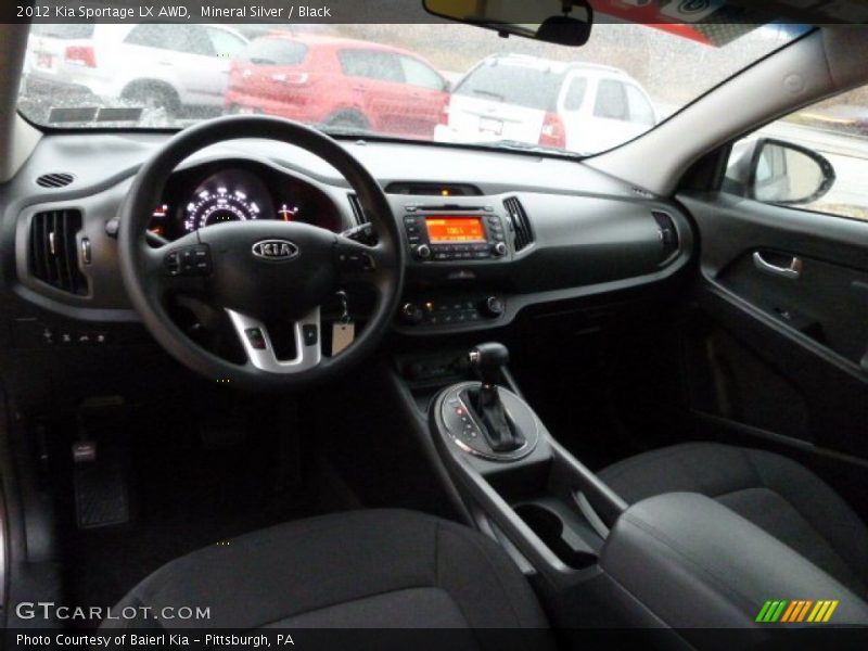 Mineral Silver / Black 2012 Kia Sportage LX AWD
